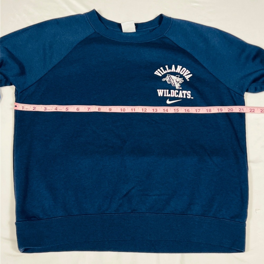 Nike Villanova Wildcats Womens Navy Blue Crewneck Sweatshirt Medium RN56323 - Picture 6 of 7